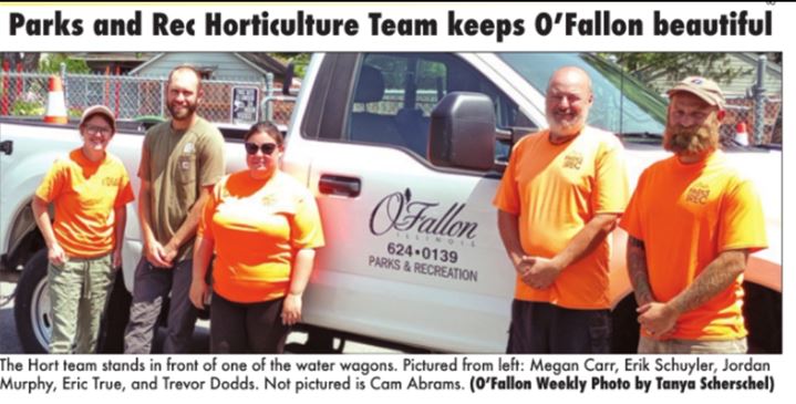 Parks and Rec Horticulture Team keeps O’Fallon beautiful