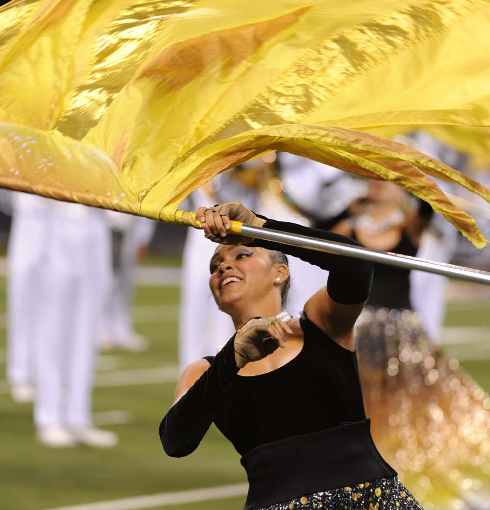 Blue and Gold Color Guard